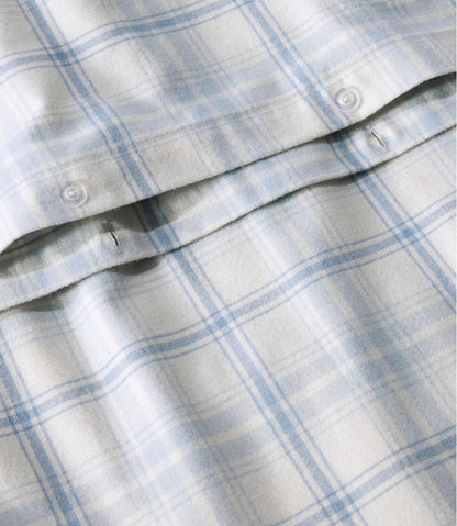 L.L.Bean | Ultrasoft Comfort Flannel Comforter Cover Collection, Plaid