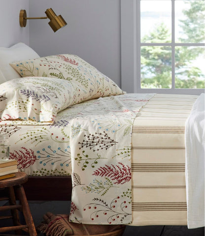 L.L.Bean | Botanical Floral Percale Sheet Collection