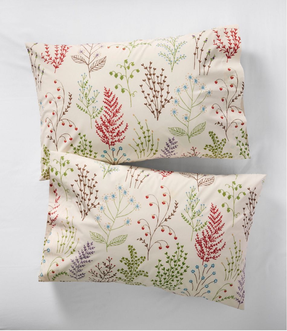L.L.Bean | Botanical Floral Percale Sheet Collection
