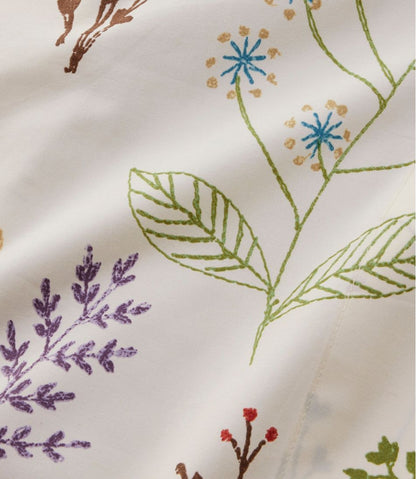 L.L.Bean | Botanical Floral Percale Sheet Collection