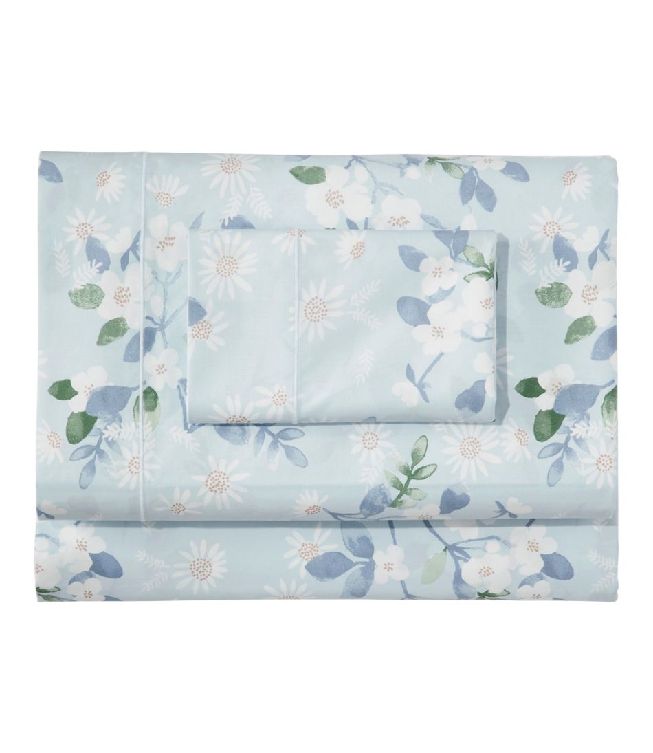 L.L.Bean | Premium Egyptian Percale Sheet Collection, Daisy