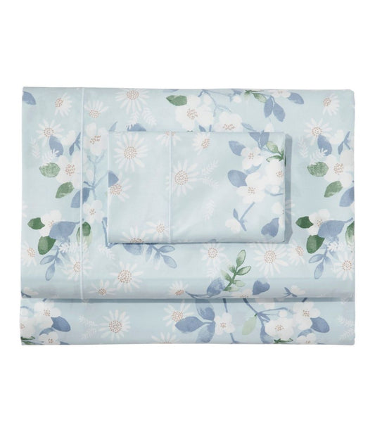 L.L.Bean | Premium Egyptian Percale Sheet Collection, Daisy