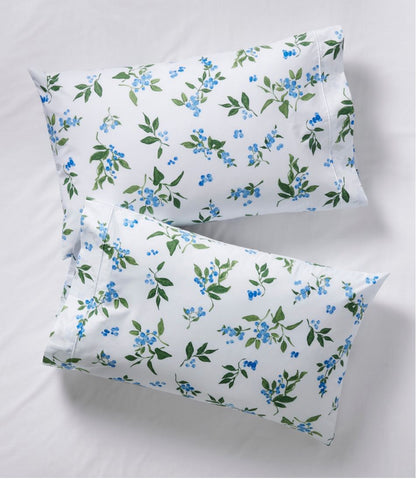 L.L.Bean | Jess Franks Blueberry Print Percale Sheet Set Collection