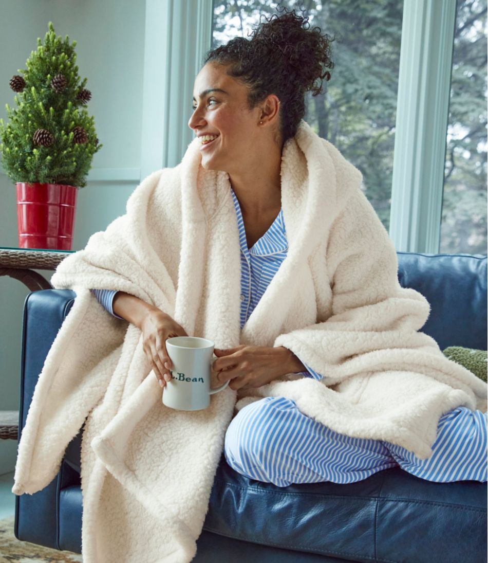 L.L.Bean | Cozy Sherpa Wearable Throw