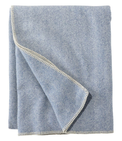 L.L.Bean | Washable Wool Blanket, Herringbone