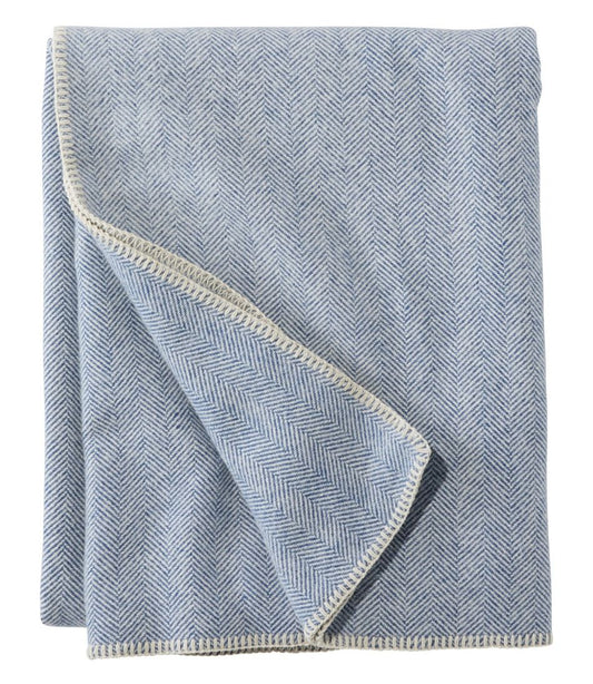 L.L.Bean | Washable Wool Blanket, Herringbone
