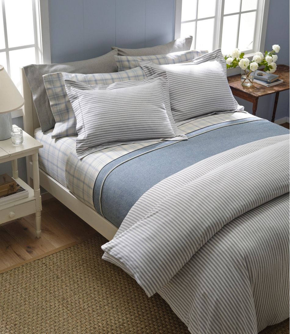 L.L.Bean | Washable Wool Blanket, Herringbone