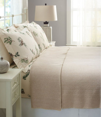 L.L.Bean | Washable Wool Blanket, Herringbone