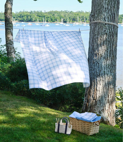 L.L.Bean | 280-Thread-Count Pima Percale Sheet Collection, Windowpane