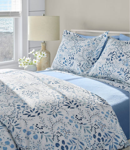 L.L.Bean | 280-Thread-Count Pima Cotton Percale Comforter Cover Collection, Print