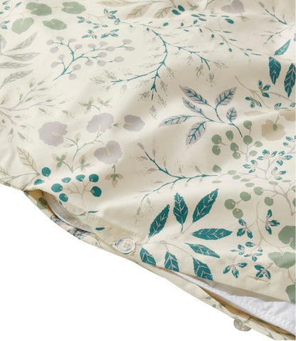 L.L.Bean | 280-Thread-Count Pima Cotton Percale Comforter Cover Collection, Print