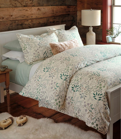 L.L.Bean | 280-Thread-Count Pima Cotton Percale Comforter Cover Collection, Print