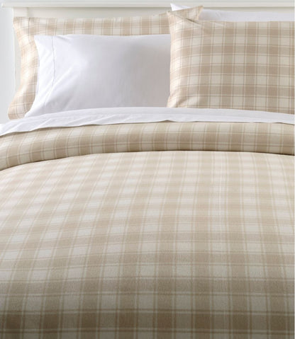 L.L.Bean | Ultrasoft Comfort Flannel Comforter Cover Collection, Check