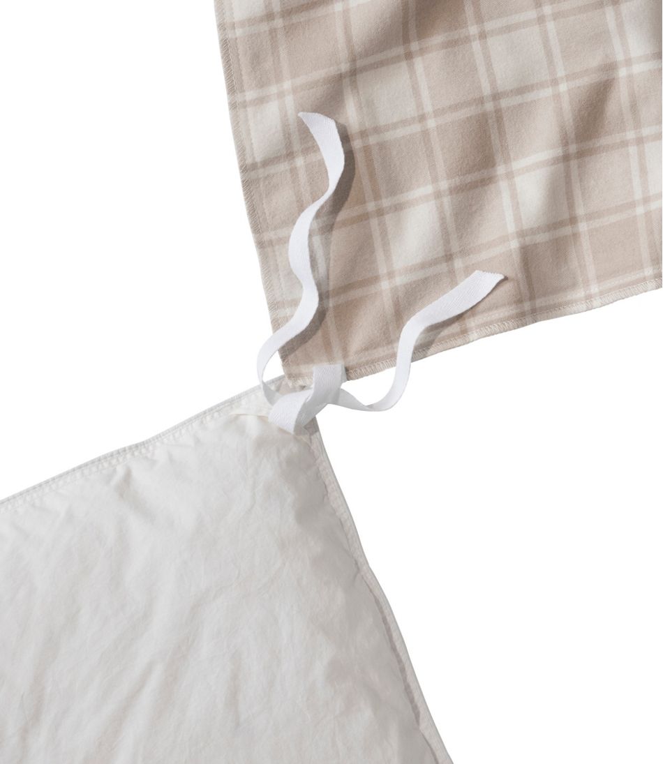 L.L.Bean | Ultrasoft Comfort Flannel Comforter Cover Collection, Check