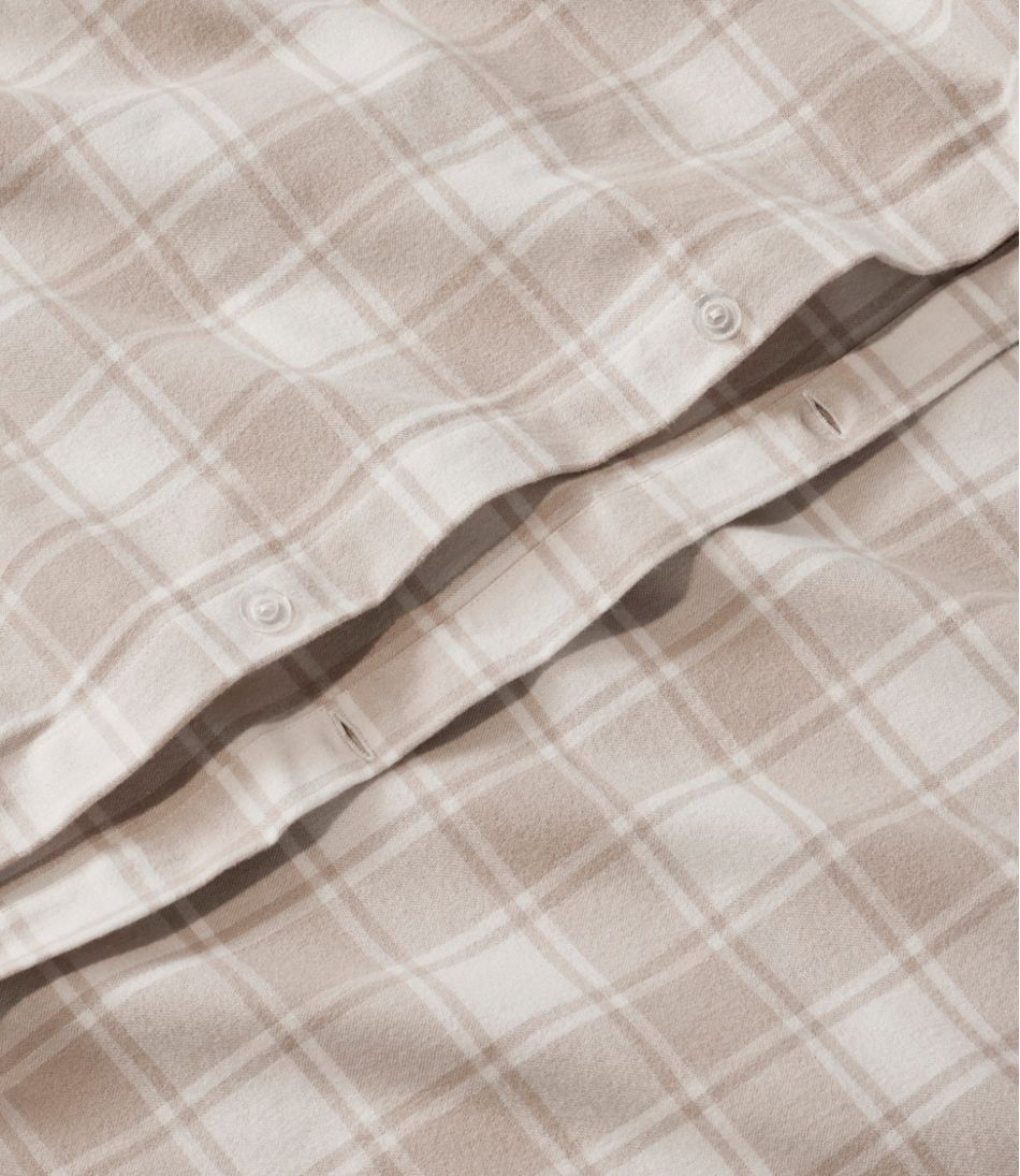 L.L.Bean | Ultrasoft Comfort Flannel Comforter Cover Collection, Check
