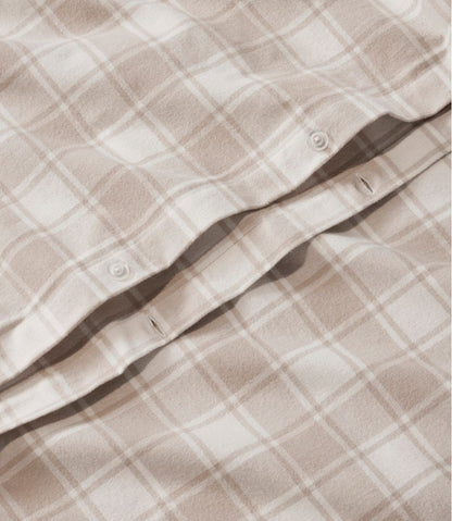 L.L.Bean | Ultrasoft Comfort Flannel Comforter Cover Collection, Check