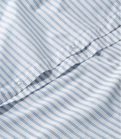 L.L.Bean | Premium Egyptian Percale Comforter Cover Collection, Stripe
