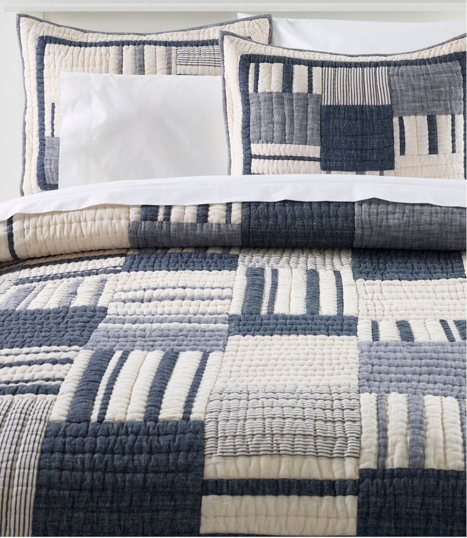 L.L.Bean | Striped Patchwork Quilt Collection