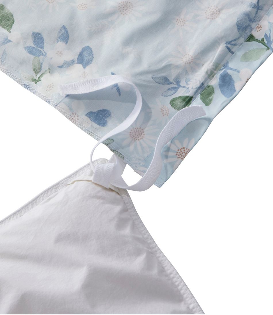 L.L.Bean | Premium Egyptian Percale Comforter Cover Collection, Daisy