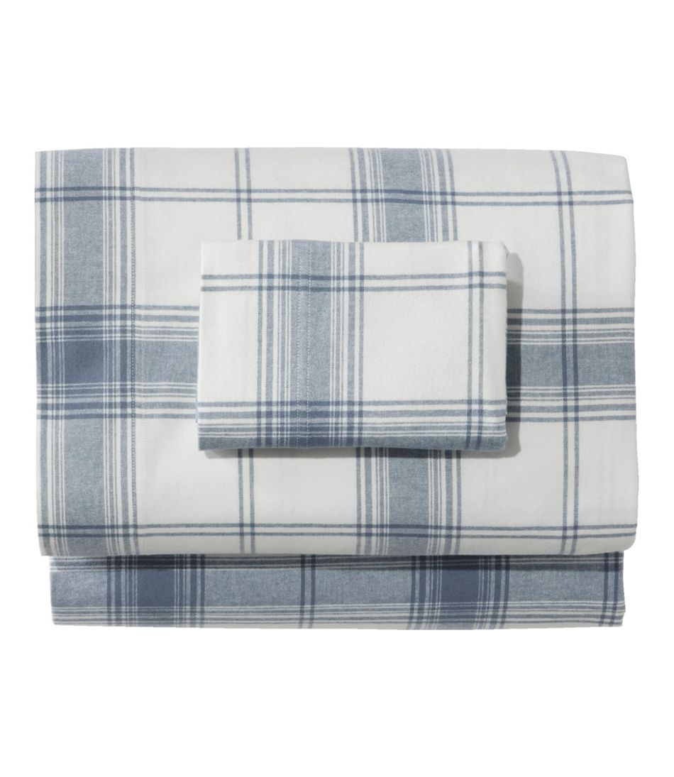 L.L.Bean | Organic Flannel Sheet Collection, Plaid