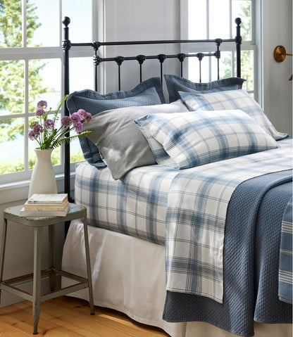L.L.Bean | Organic Flannel Sheet Collection, Plaid