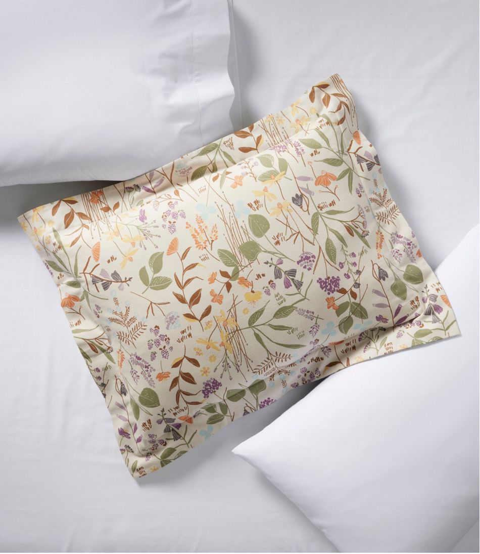 L.L.Bean | Birch Floral Flannel Comforter Cover Collection