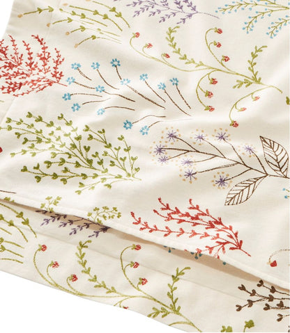 L.L.Bean | Botanical Floral Flannel Comforter Cover Collection