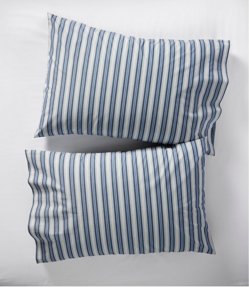 L.L.Bean | Sunwashed Percale Sheet Collection, Stripe