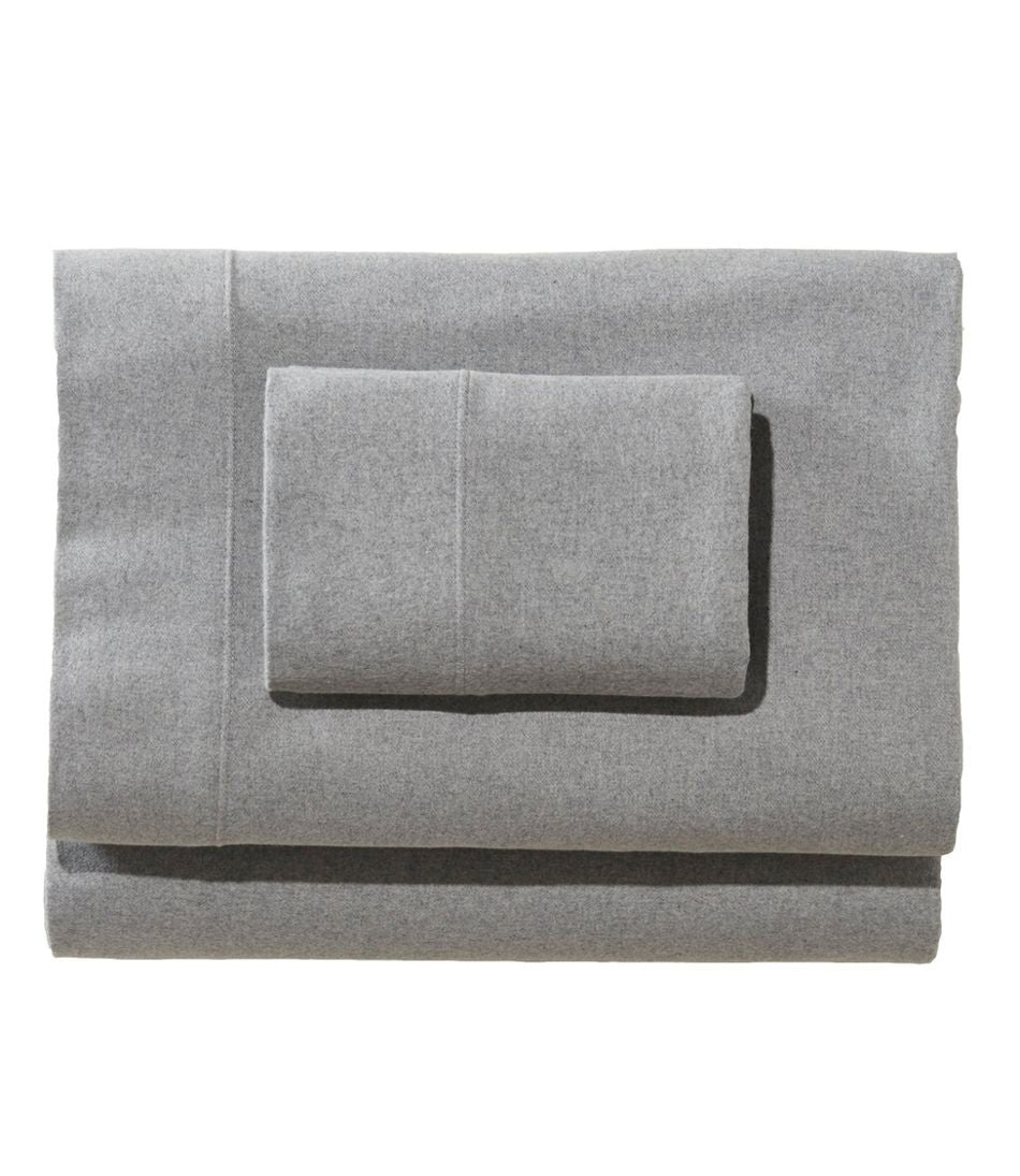 L.L.Bean | Heritage Chamois Flannel Sheet Collection, Heather