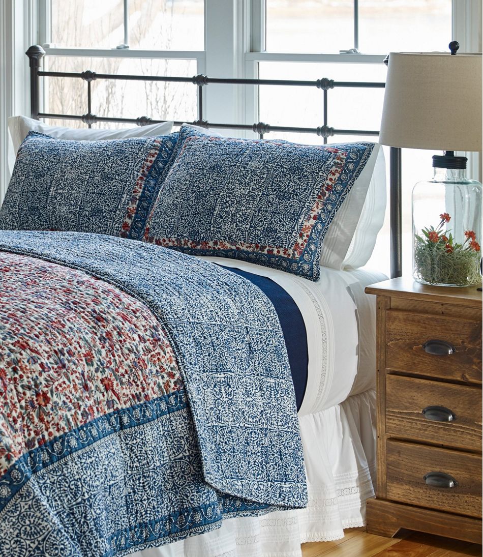 L.L.Bean | Sunwashed Pintuck Sheet Collection