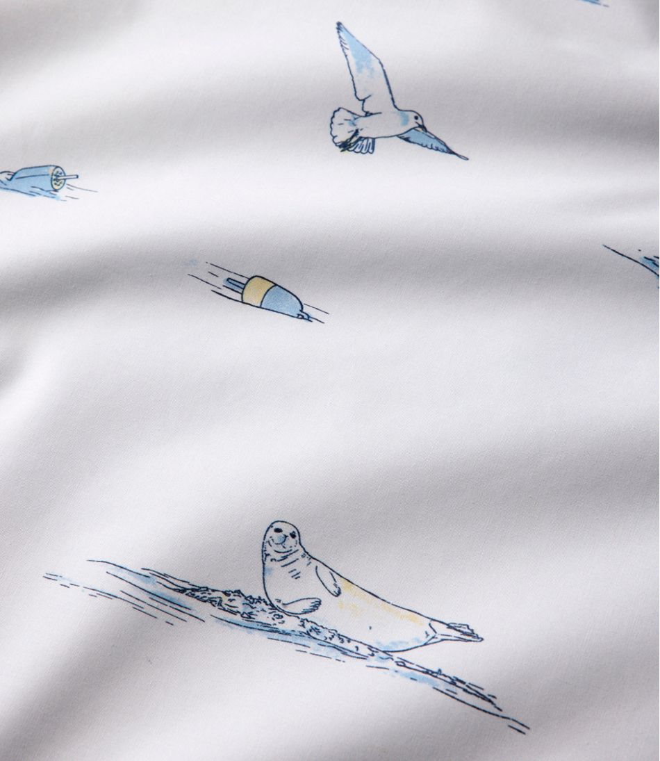L.L.Bean | Nautical Boats Percale Sheet Collection