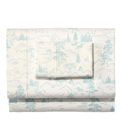 L.L.Bean | Lakeside Toile Percale Sheet Collection