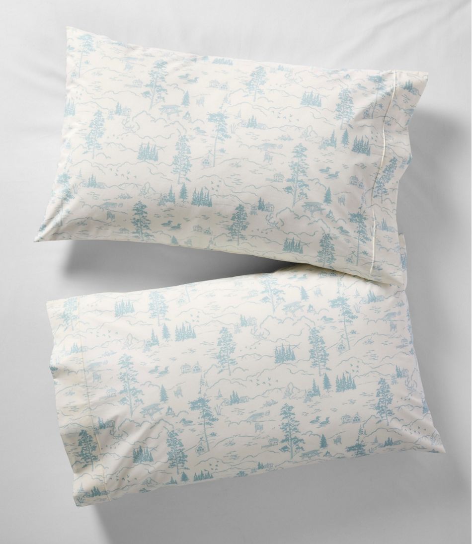 L.L.Bean | Lakeside Toile Percale Sheet Collection