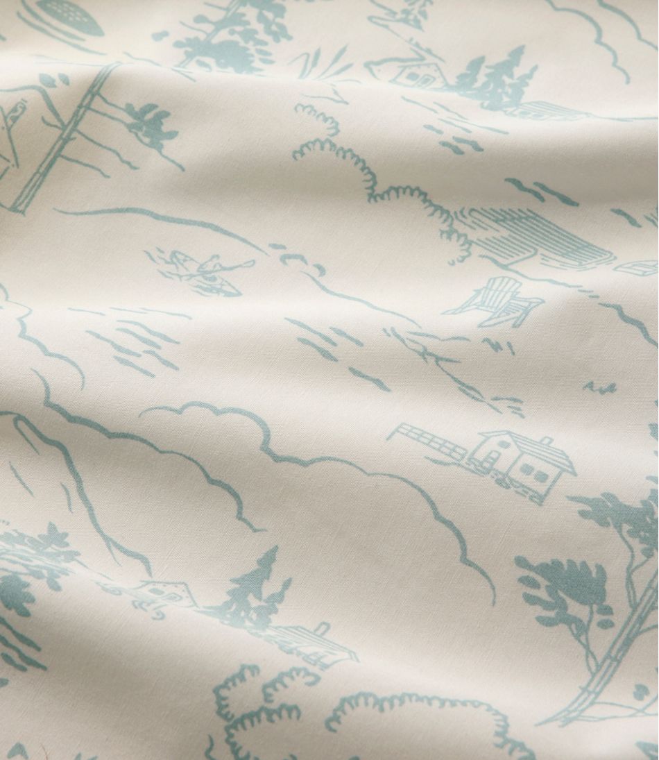 L.L.Bean | Lakeside Toile Percale Sheet Collection