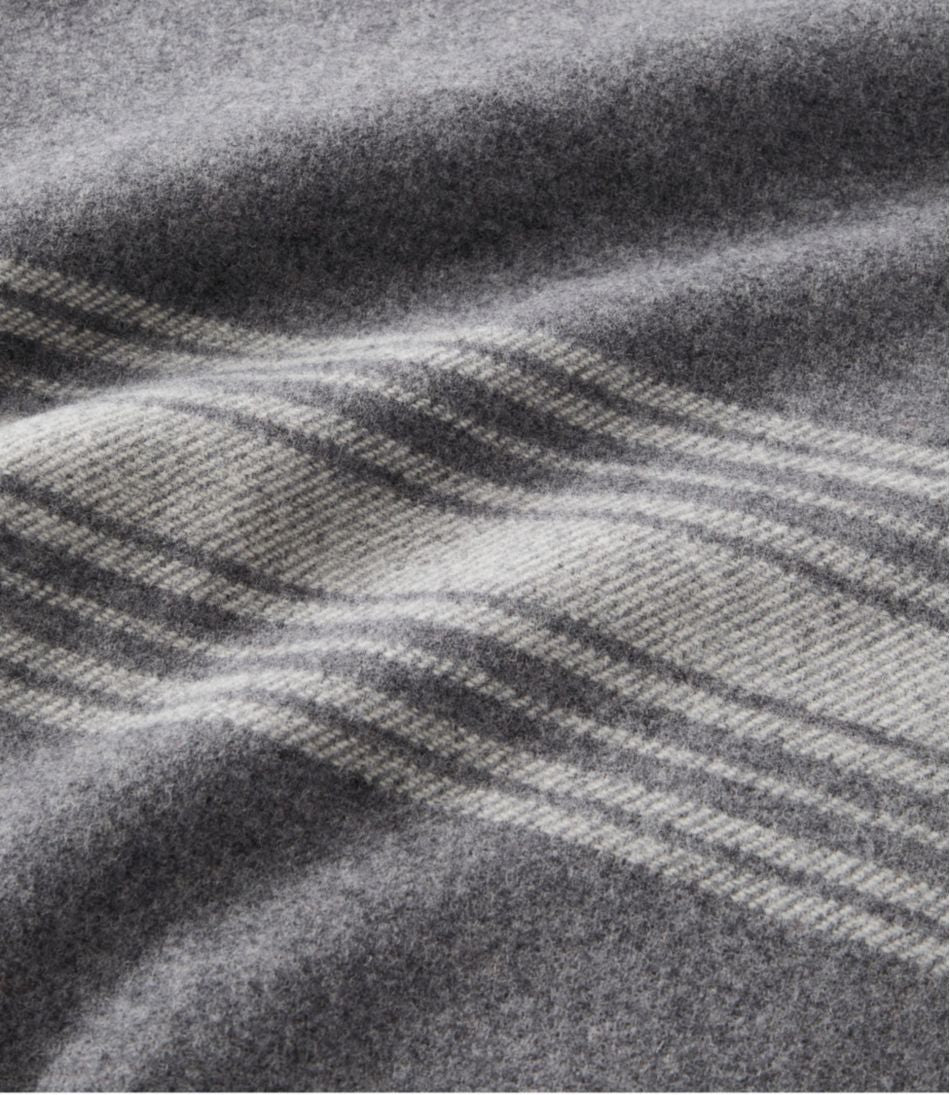 L.L.Bean | Washable Wool Throw, Striped