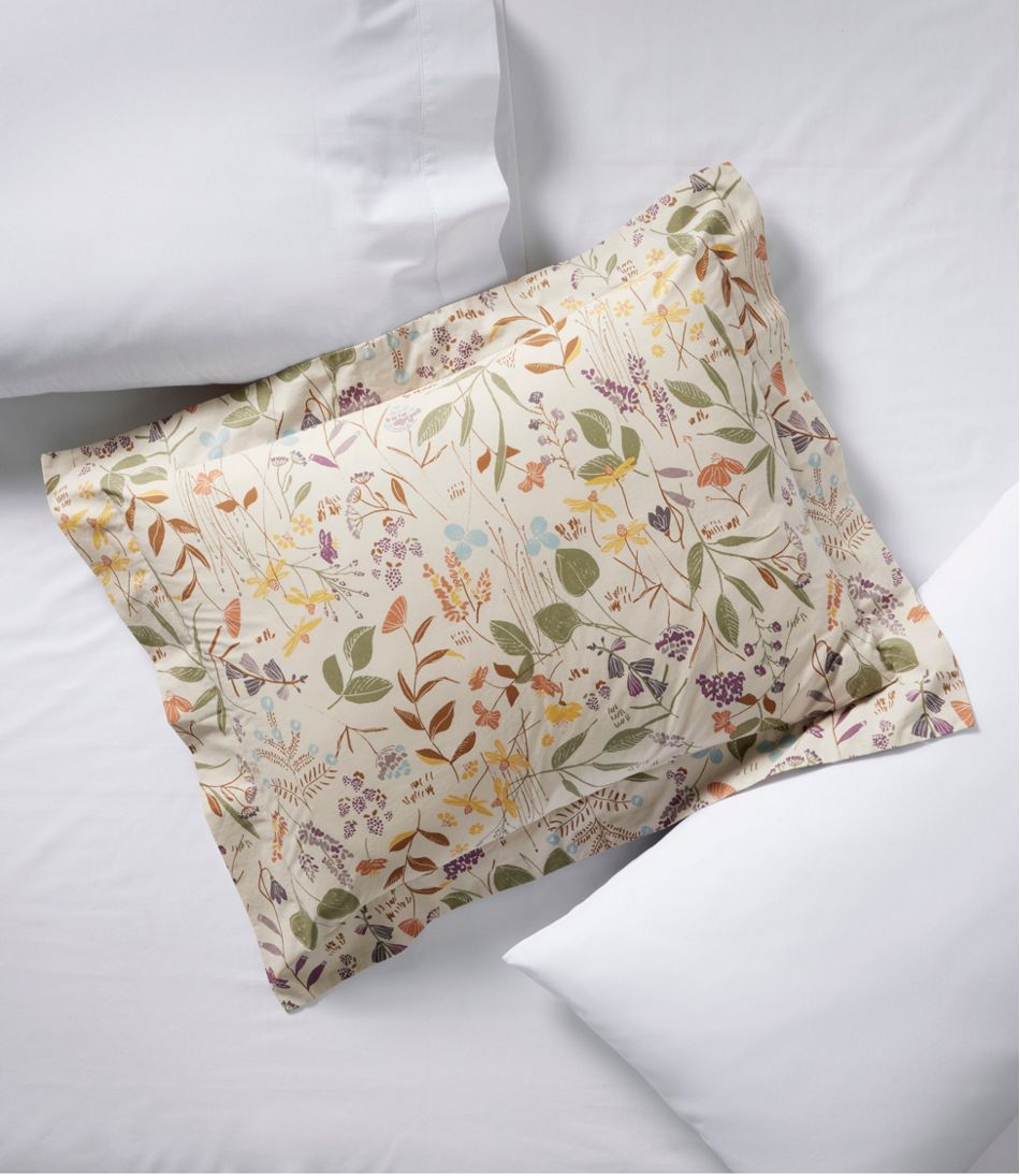 L.L.Bean | Birch Floral Percale Comforter Cover Collection