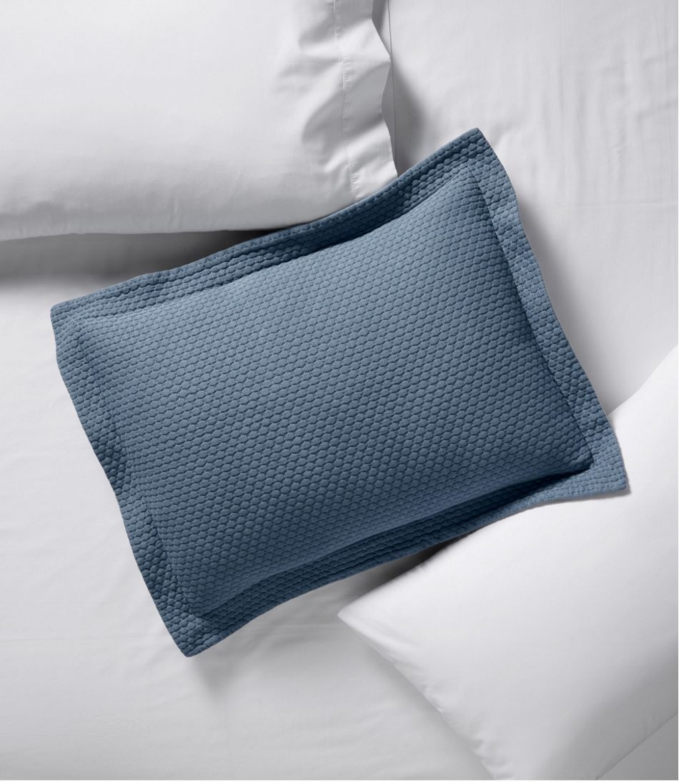 L.L.Bean | Organic Honeycomb Matelassé Sham