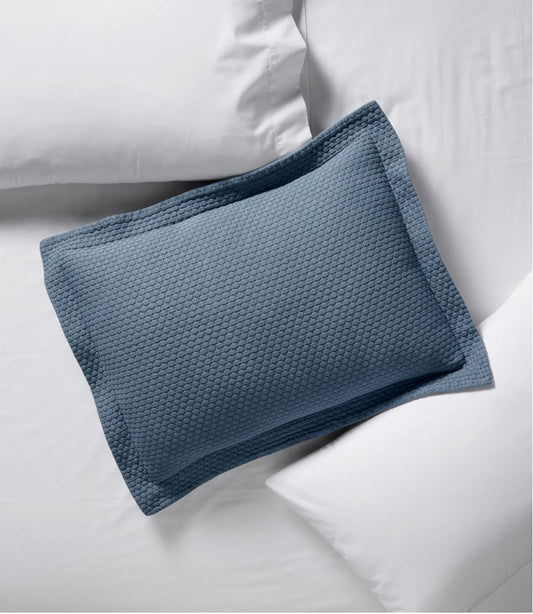 L.L.Bean | Organic Honeycomb Matelassé Sham