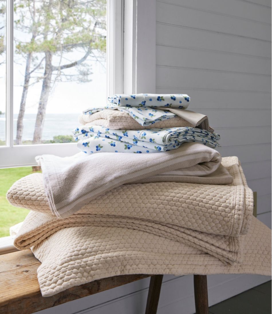 L.L.Bean | Organic Honeycomb Matelassé Sham