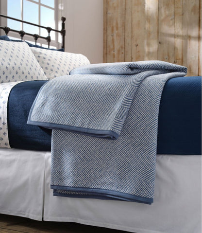 L.L.Bean | ChappyWrap Cozy Throw Blanket, Herringbone