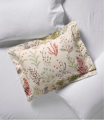 L.L.Bean | Botanical Floral Percale Comforter Cover Collection