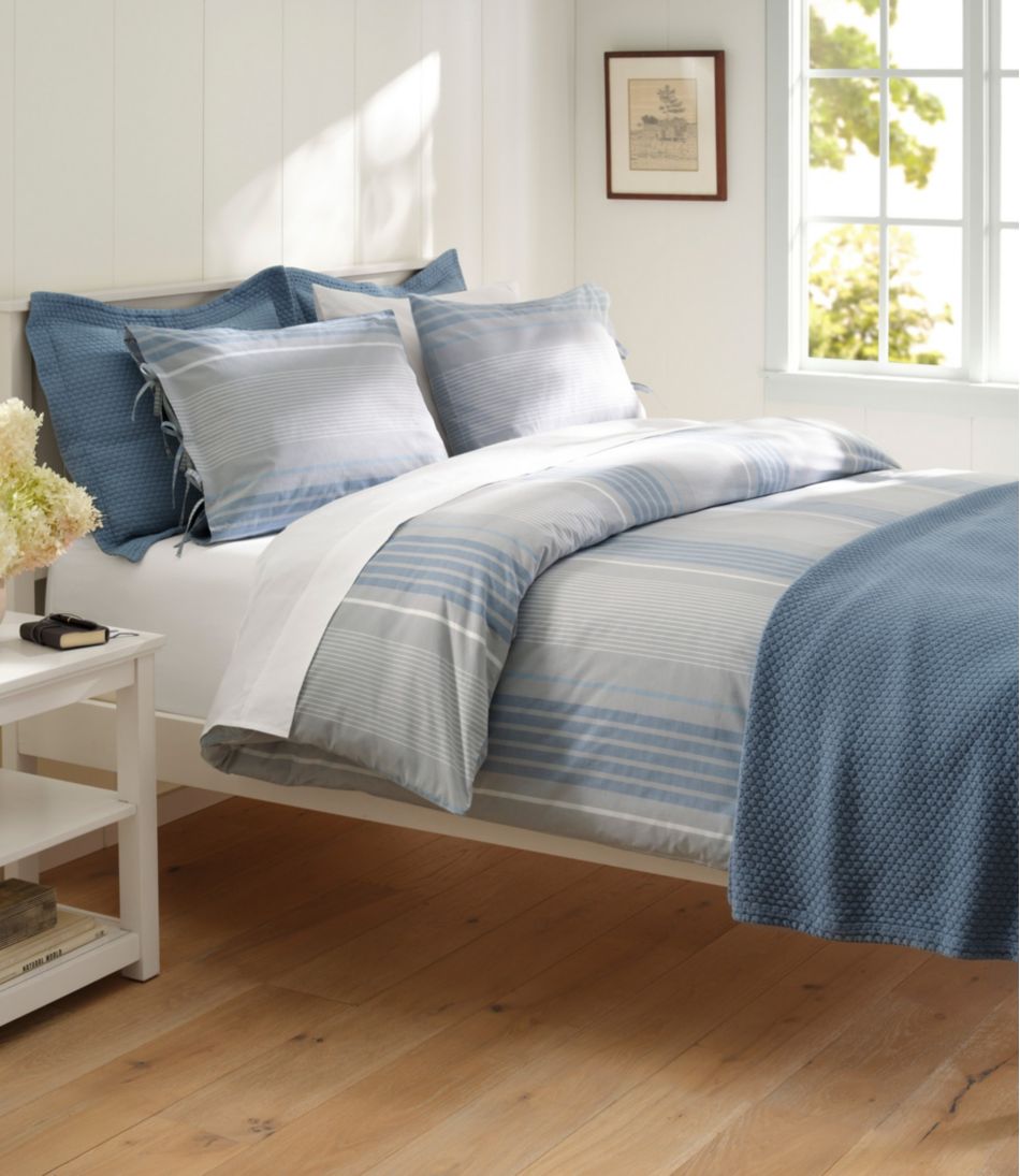 L.L.Bean | Organic Honeycomb Matelassé Coverlet