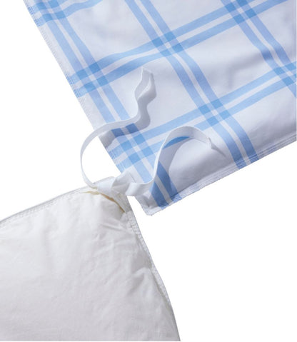L.L.Bean | 280-Thread-Count Pima Cotton Percale Comforter Cover Collection, Windowpane