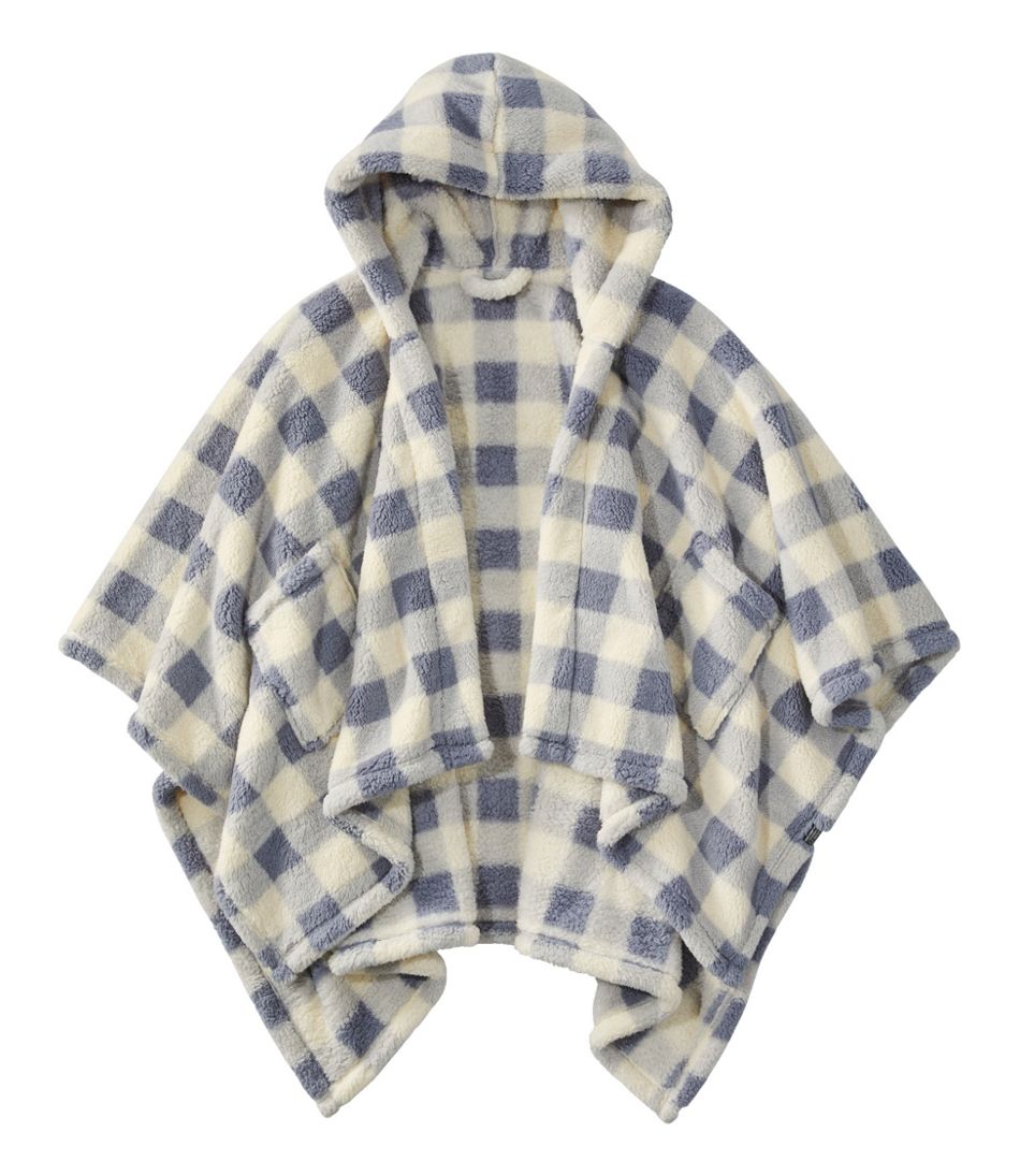 L.L.Bean | Cozy Sherpa Wearable Throw, Plaid