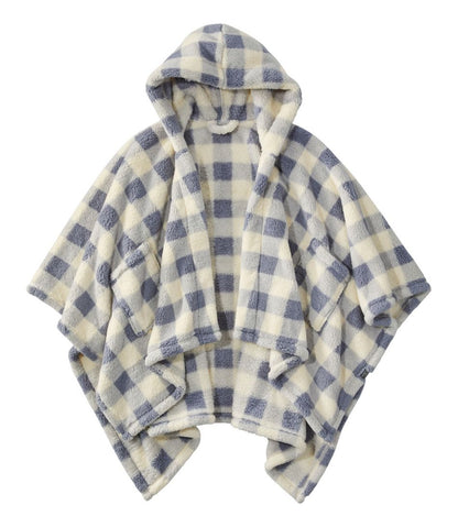 L.L.Bean | Cozy Sherpa Wearable Throw, Plaid