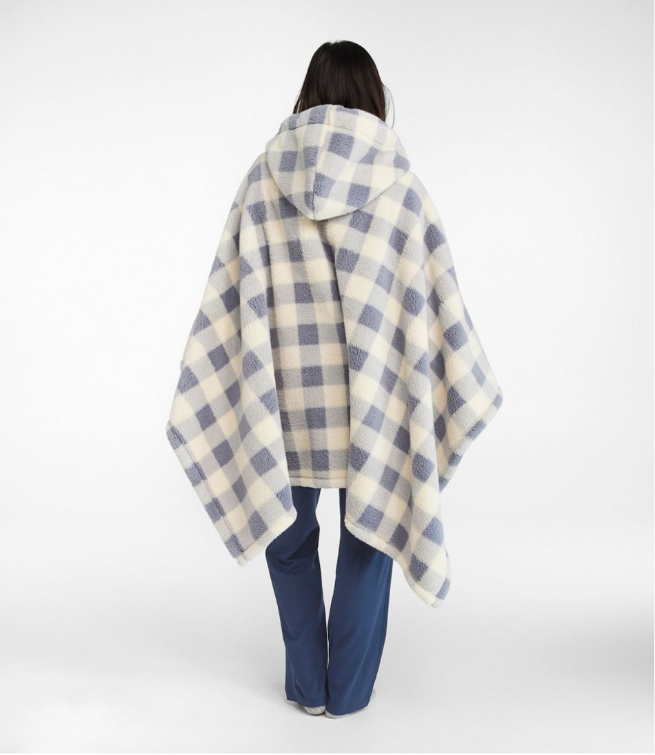 L.L.Bean | Cozy Sherpa Wearable Throw, Plaid