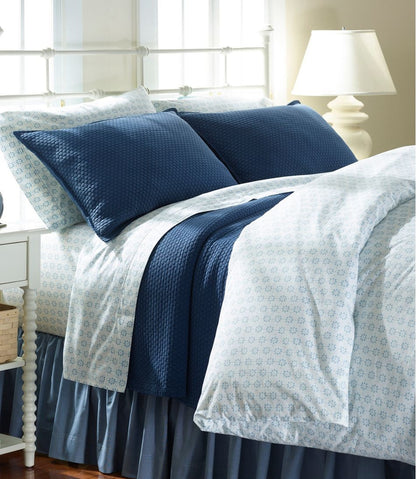 L.L.Bean | Sunwashed Percale Comforter Cover, Print