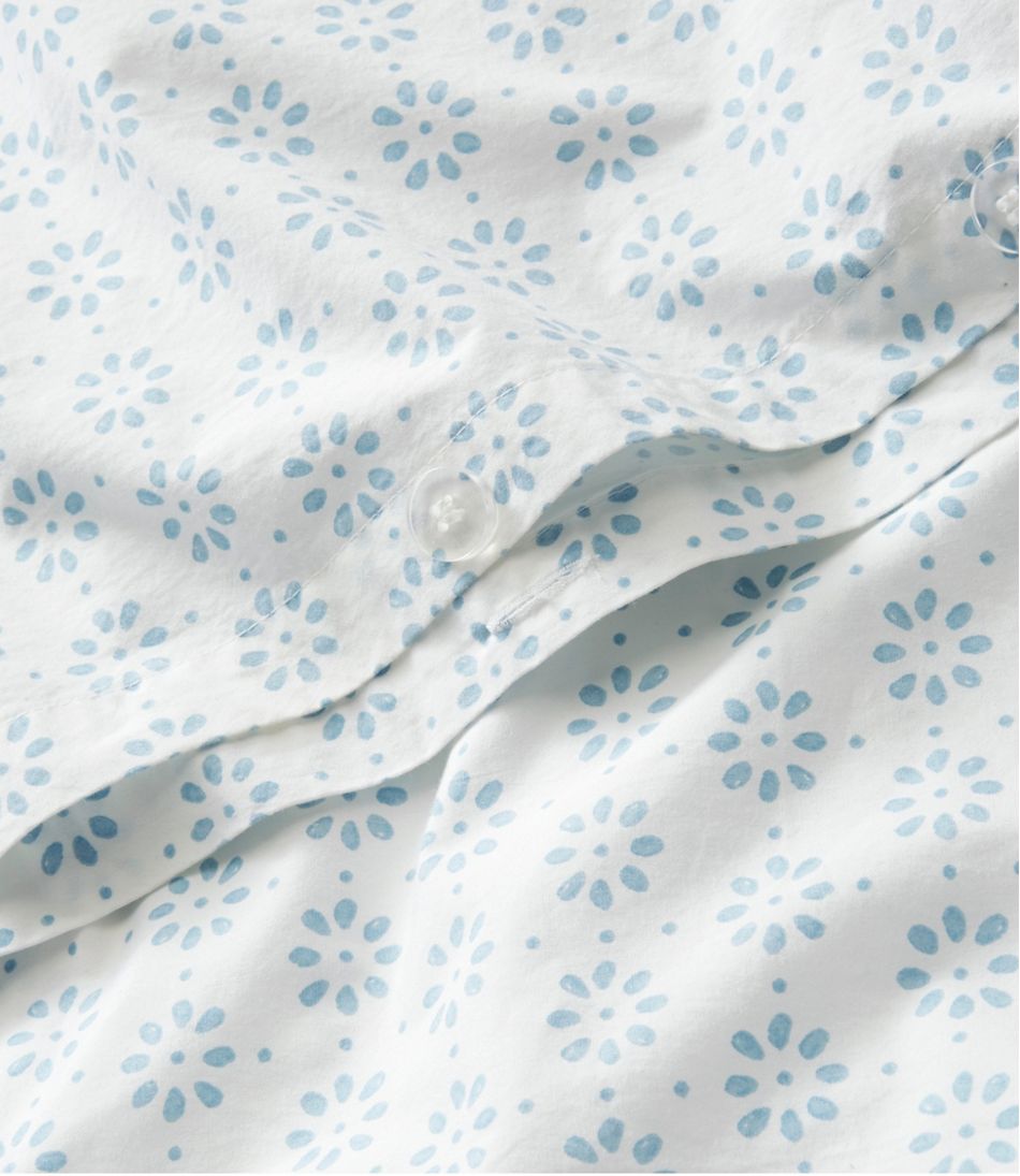 L.L.Bean | Sunwashed Percale Comforter Cover, Print