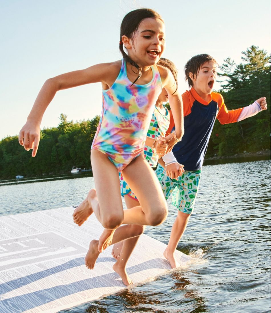 L.L.Bean | Girls' Watersports Swimwear, One-Piece
