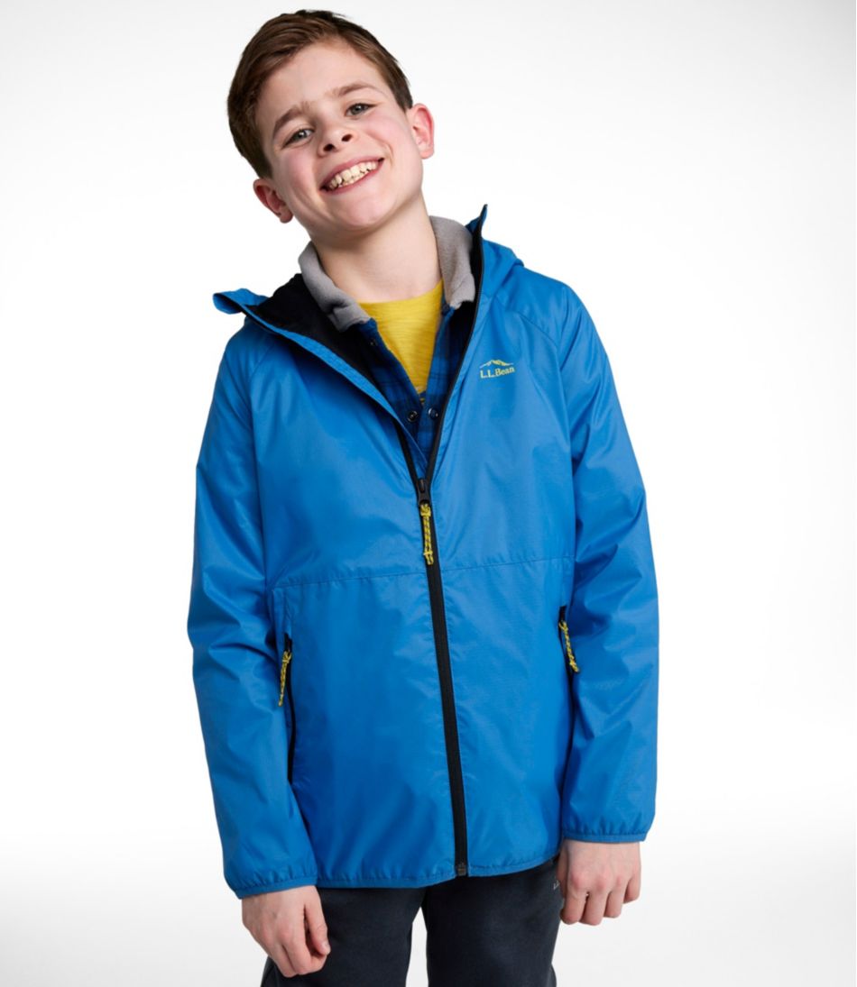 L.L.Bean | Kids' Wind and Rain Jacket, Lined
